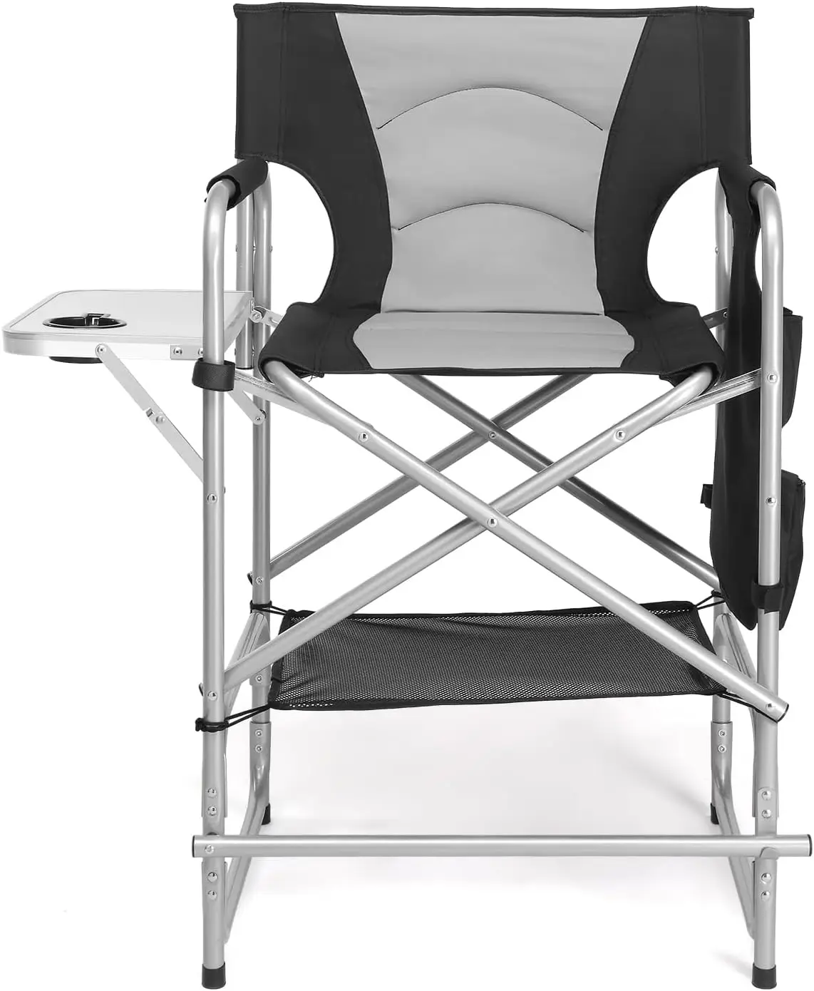 Directors Camping Chair with Side Table Storage Bag, Foldable Camping Chair for Aritist & Client (26in)