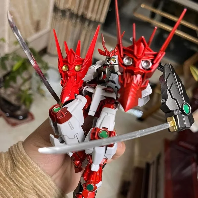 Warring States Astray กรอบสีแดง MBF-P02 HG 1/144 ประกอบรุ่น Action Figure ตกแต่งของเล่นเด็กของขวัญสะสม