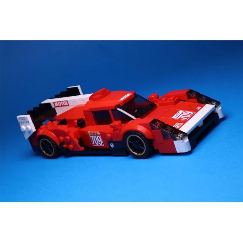 

MOC-80499Новый культовый 007LMH спортивный гоночный автомобиль, строительный блок, модель307 деталей, MOC, креативная игрушка, подарок для мальчиков и детей на день рождения