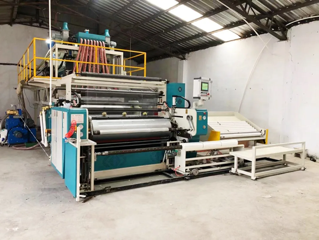 2023 YG Automatic 3 Layer Cast Stretch Film Manufacturing Machine Pvc Film Extruder Stretch Film Rewinding Machine Manufacturer