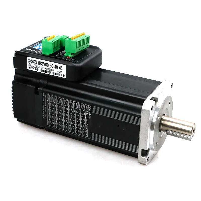 iHSV60-30-40-48 400W 48VDC 3000rpm 1.27NM Integrated Servo Motor with 1000 line encoder