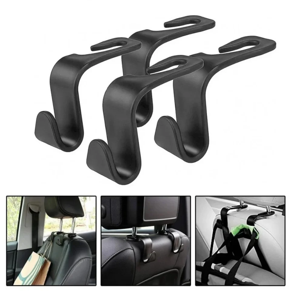Car Seat Back Hook Universal Car Single Hook Hanger Headrest Storage Hanger Clip High Quality Car Interior Accessories