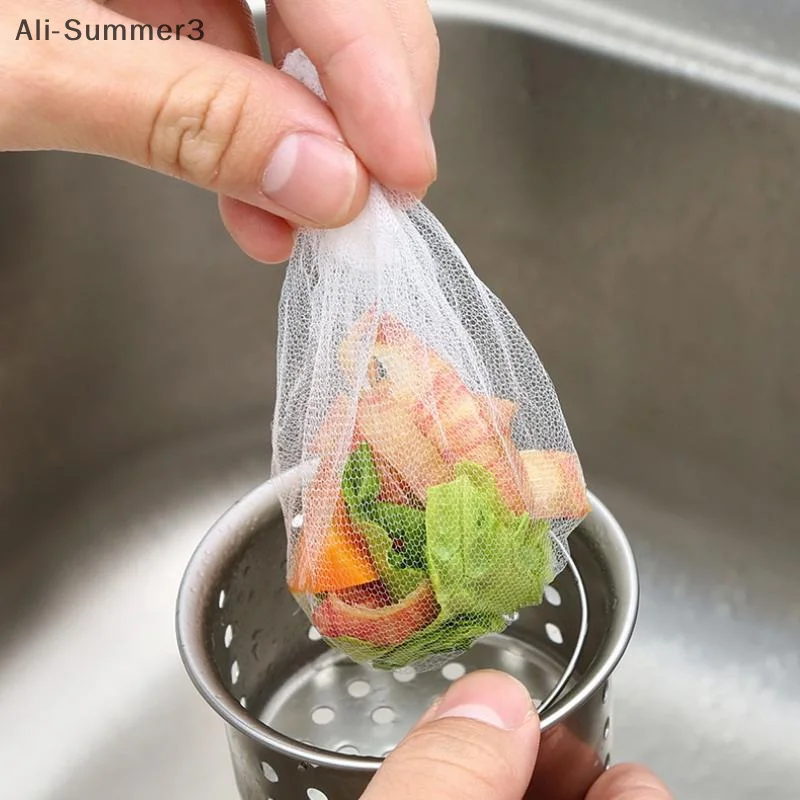 Colador de fregadero de residuos de alimentos para el hogar, filtro desechable para fregadero, alcantarillado, limpieza de cocina, fregadero, No colador de mano sucio, 30/100 Uds.