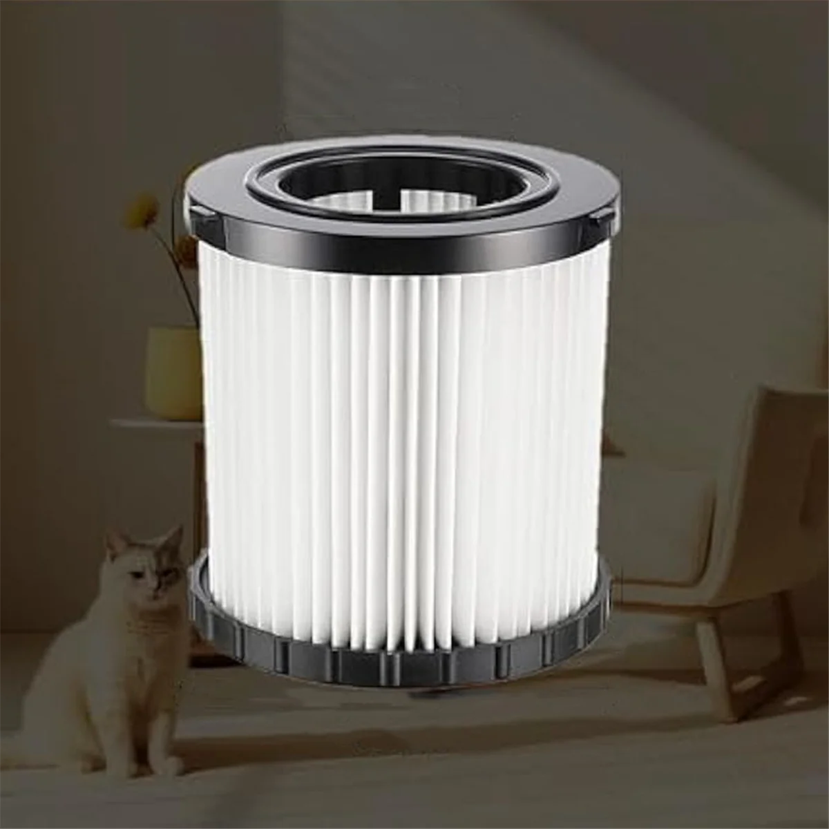 ATP778-3 pezzi DCV5801H Filtro HEPA per aspirapolvere DCV580H, DCV581H 20V MAX Vuoto umido/secco con 6 filtri con manicotto in schiuma