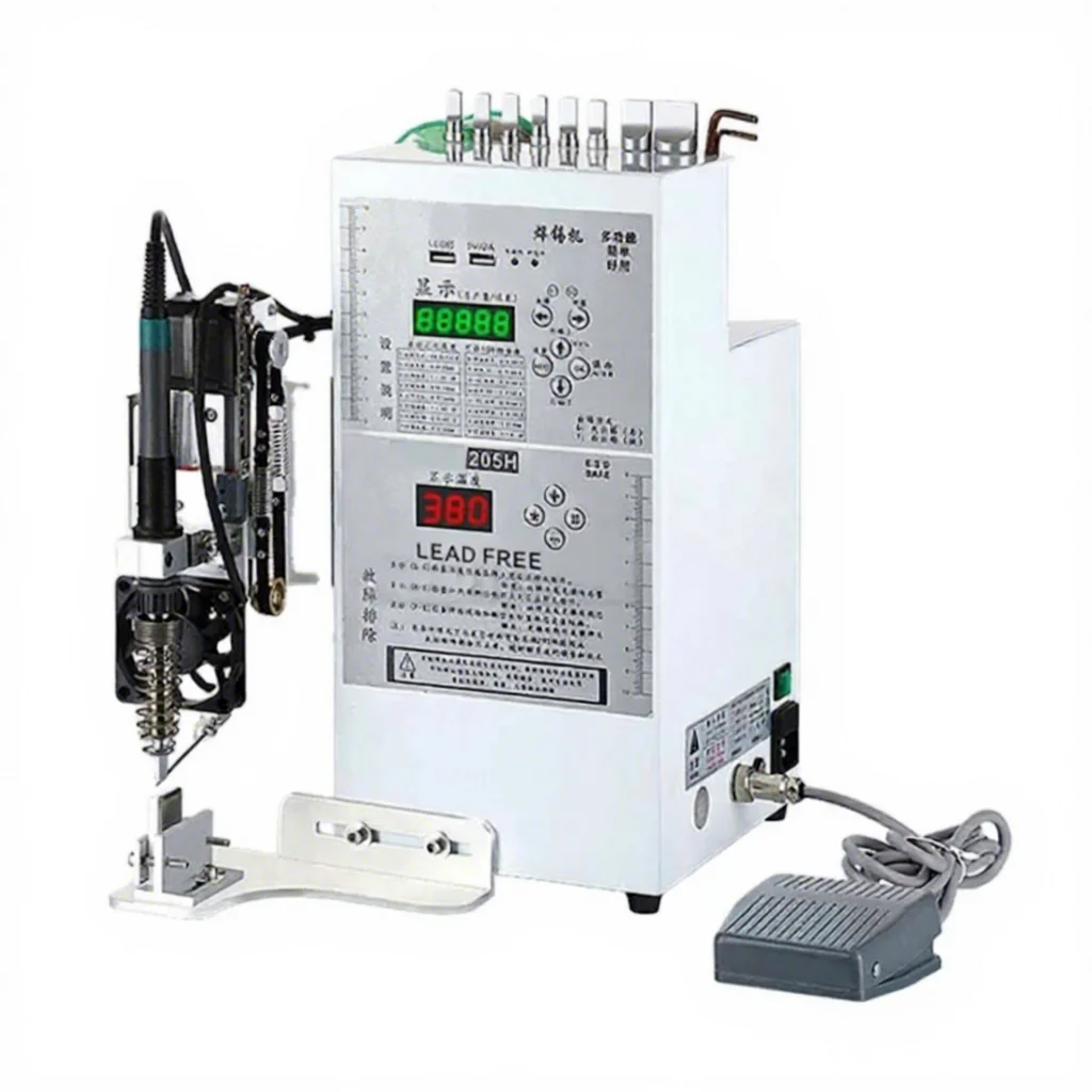 

Desktop Semi-Automatic Soldering Machine Iron Weld Solder Spot Welding Machine High Efficiency Precision Soldering Station
