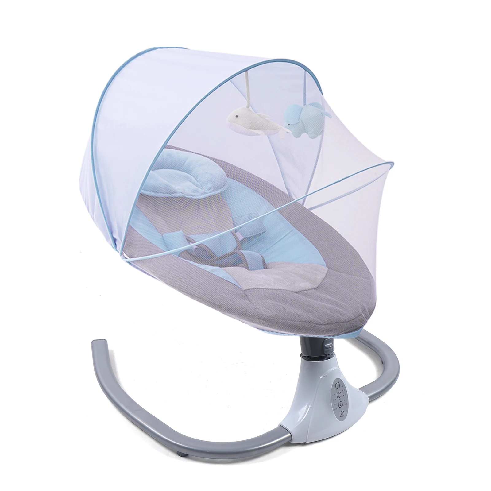 Baby Swing with Four Speed Regulation and Timing Features for Comfort and Convenience