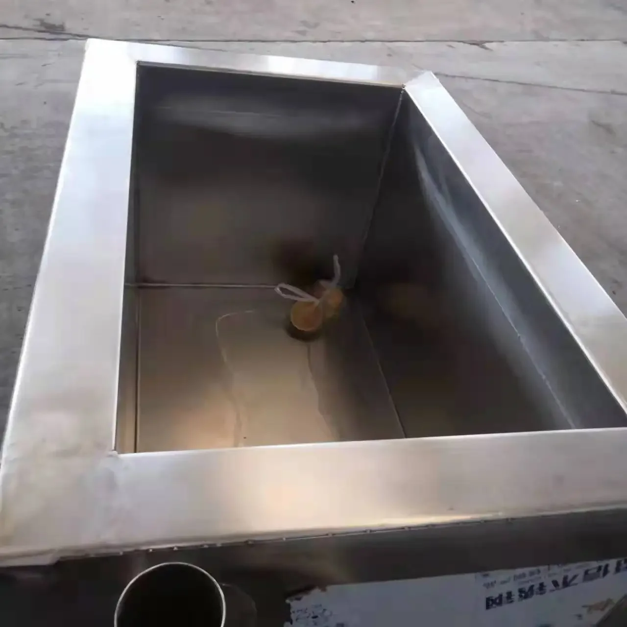 Poultry stainless steel small wax dipping pot, chicken, duck and goose wax dipping tank