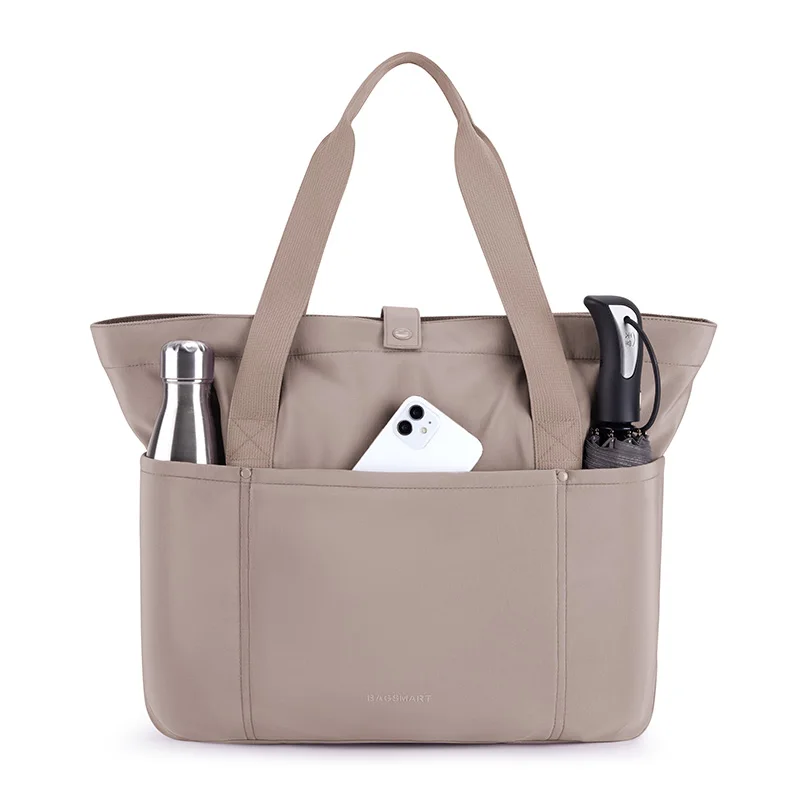 BAGSMART Borsa da donna Eco Borsa tote riutilizzabile pieghevole di grande capacità Borsa versatile per borsa per la spesa per studenti da lavoro