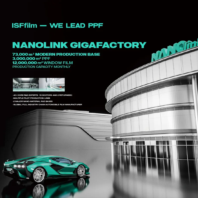 ISF 2mil نانو سيراميك PET نافذة فيلم ضمان 10 سنوات 92% TUV 35% VLT الخصوصية الأشعة فوق البنفسجية برهان نافذة السيارة تينت