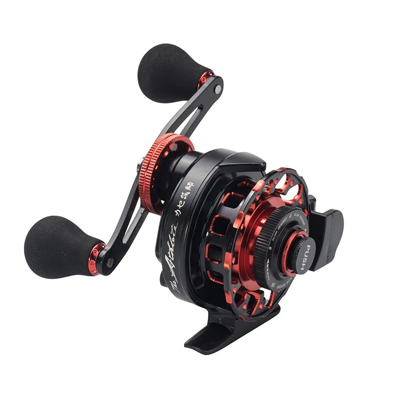 raft fishing wheel counting micro lead wheel front beating wheel all metal slow descent digital