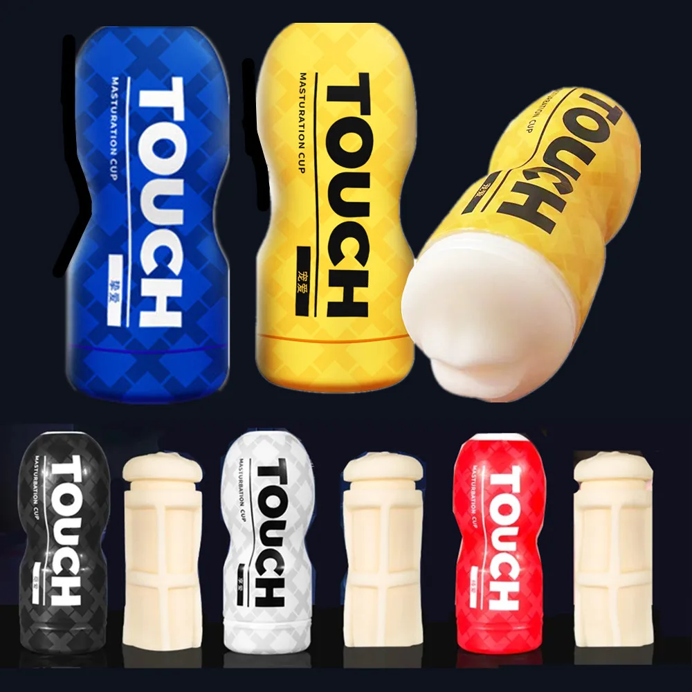 Deep Throat Vacuum Sucking Male Masturbator Soft Silicone Realistic Vagina Oral Blowjob Penis Masturbation Cup Sex Toys for Men