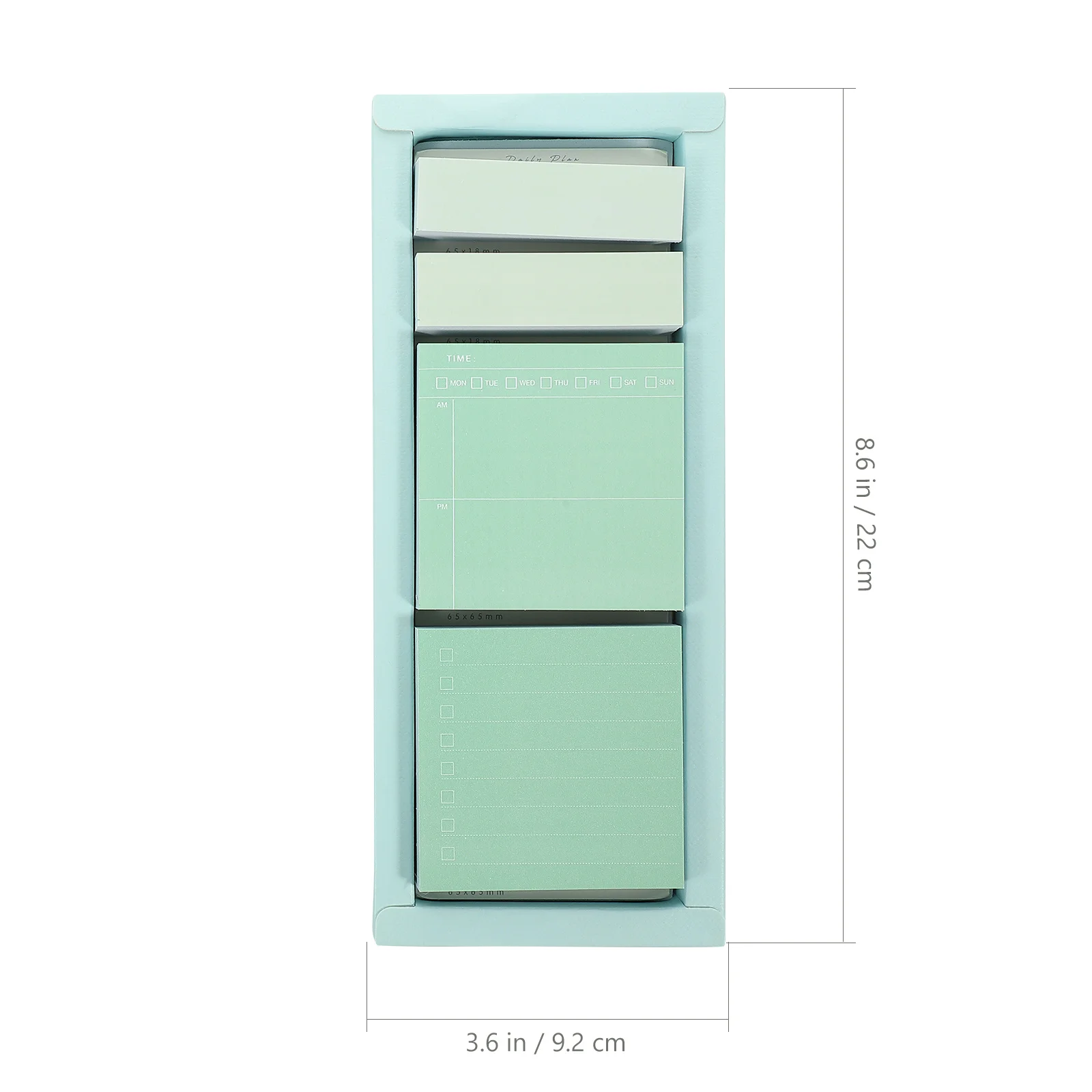 1 Box Sticky Tabs Decorative Memo Pads Self-Adhesive Portable Memo Stickers Waterproof Long-Lasting Practical Sticky Tabs