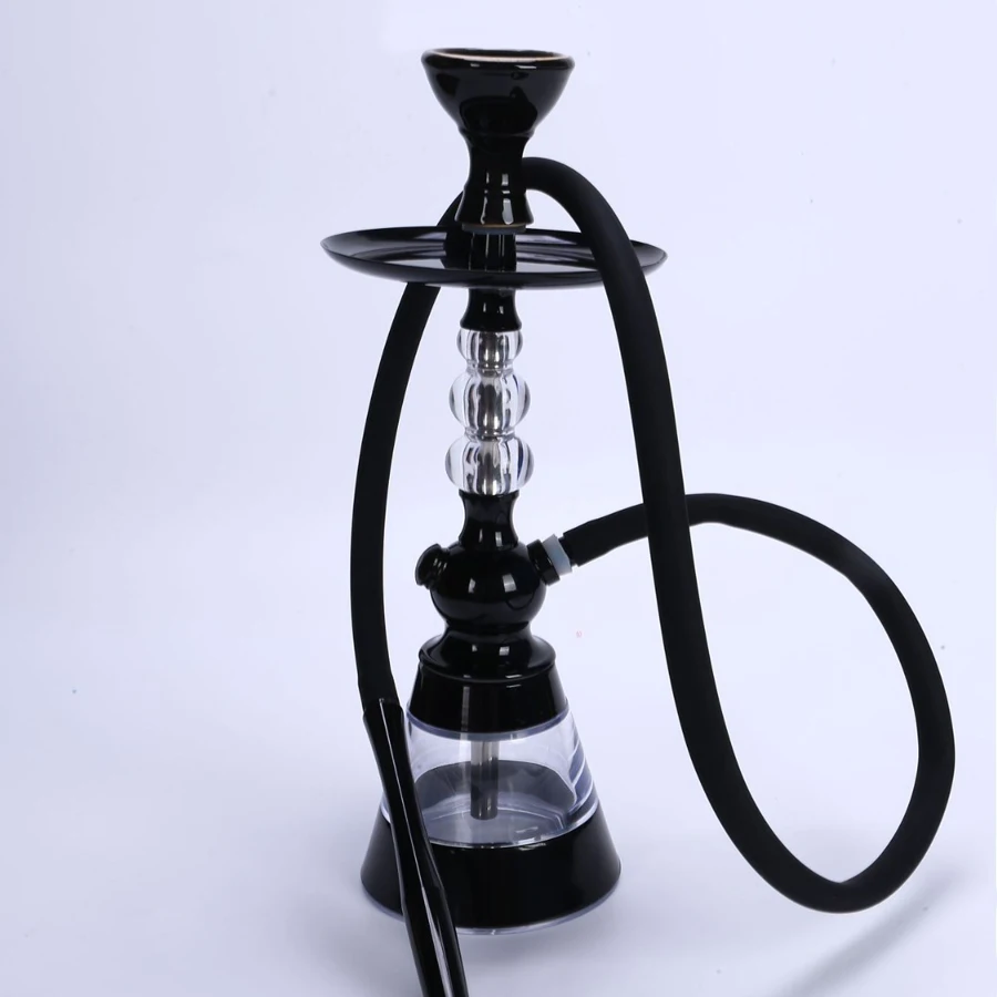 Portable Hookah Set Acrylic Shisha Hookah Full Kit With Ceramic Bowl Silicone Hose Arabic Shisha Narguile Smoking Water Pipe