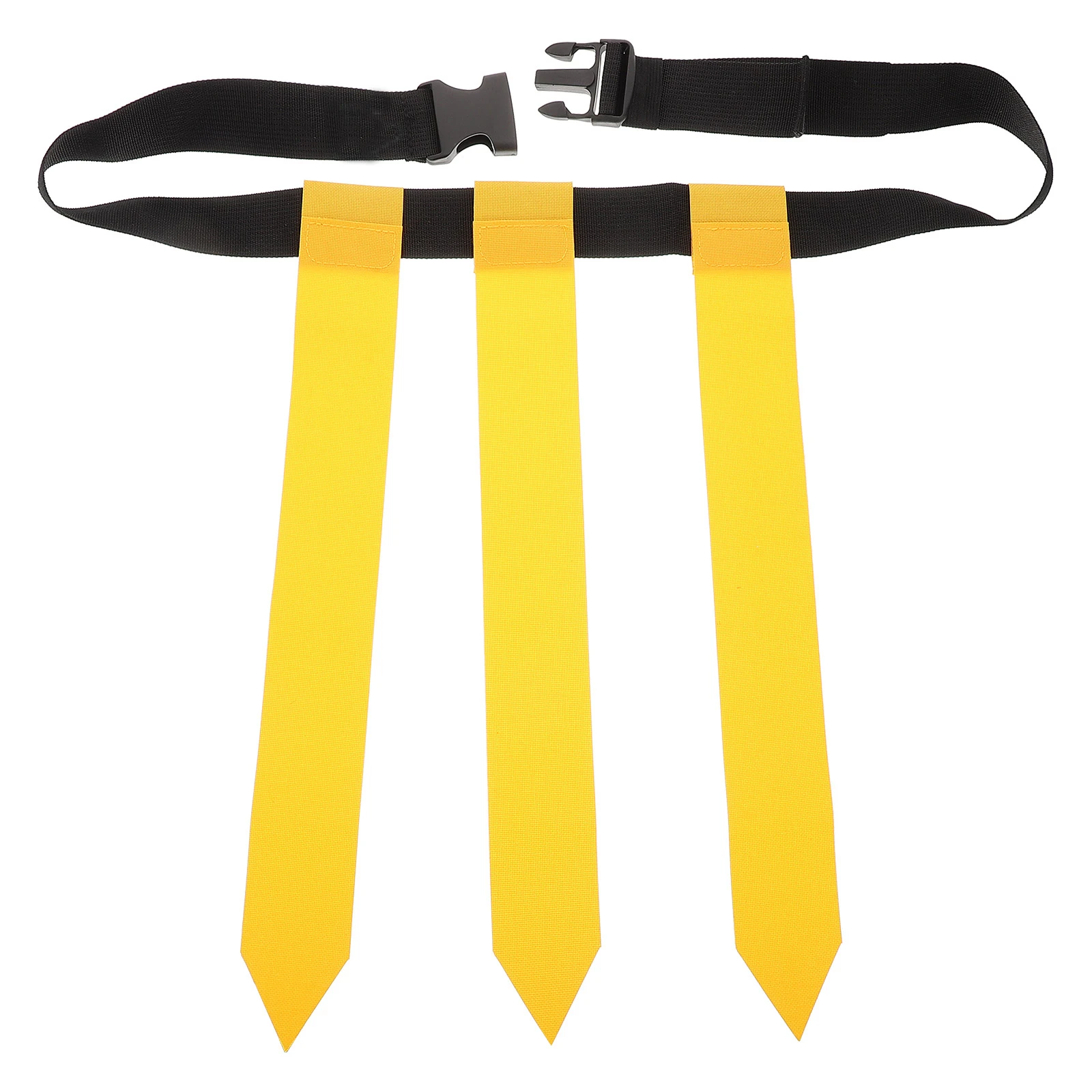 Cinturón con bandera de fútbol, talla única, se adapta a la mayoría de nailon duradero, PVC, colores brillantes, equipo de juego divertido para exteriores, cinturón de entrenamiento de fútbol