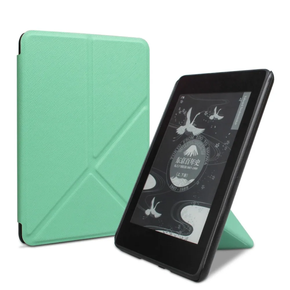 Étui de protection en cuir pour Kindle Paperwhite 2024 12e/Turnsoft, 7 pouces, support pliable SA568B