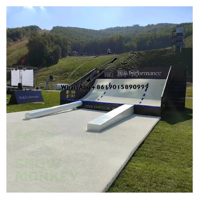 

The Wish of Skiing in Four Seasons Has Finally Come True Winter Snow and Summer Training SNOWMONKEY Dry Ski