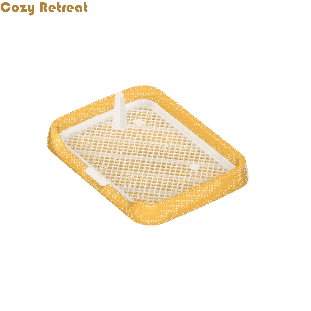 

Водонепроницаемый туалет для дрессировки собак с съемной сеткой, открытый верх, пластиковый держатель для пеленок, для использования в помещении