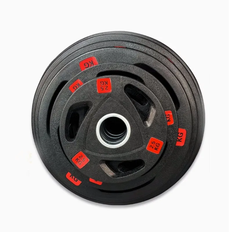 Commercial Gym Barbell Sheet 20 Packs of Glue Black Men's and Women's Rocker Arm Three Holes