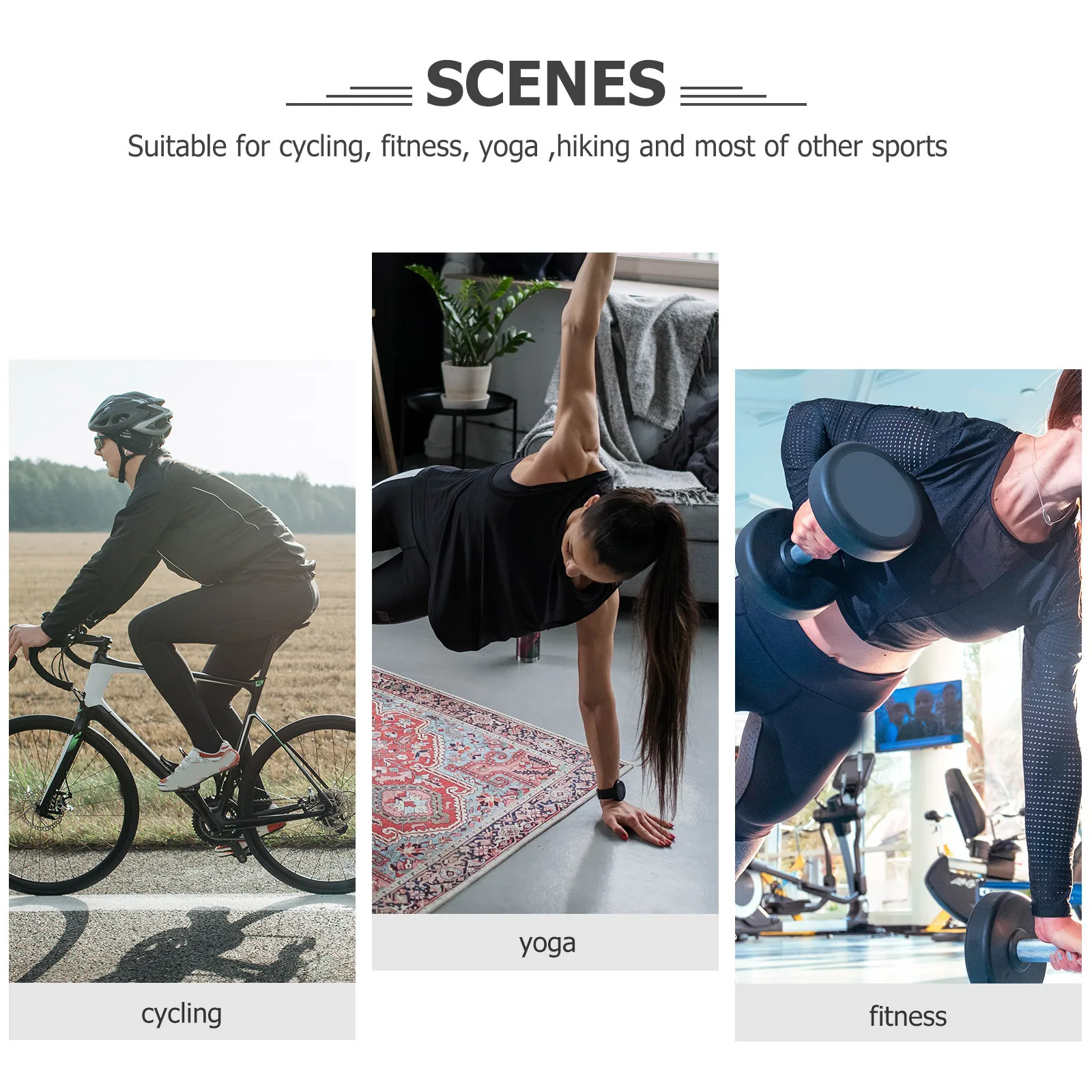 

1Set Portable Water Bottle Large Capacity Sports Bottle for Fitness Gym Outdoor Hiking Camping Lightweight Easy Carry