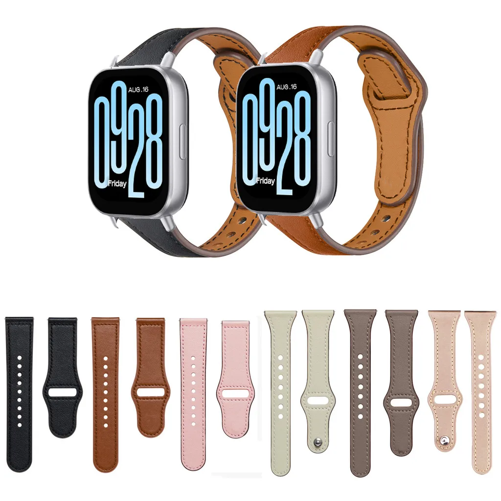 

Suitable For Redmi Watch 5 Active Watch5 Lite 22mm Two Tone Leather Bracelet Strap Wristband