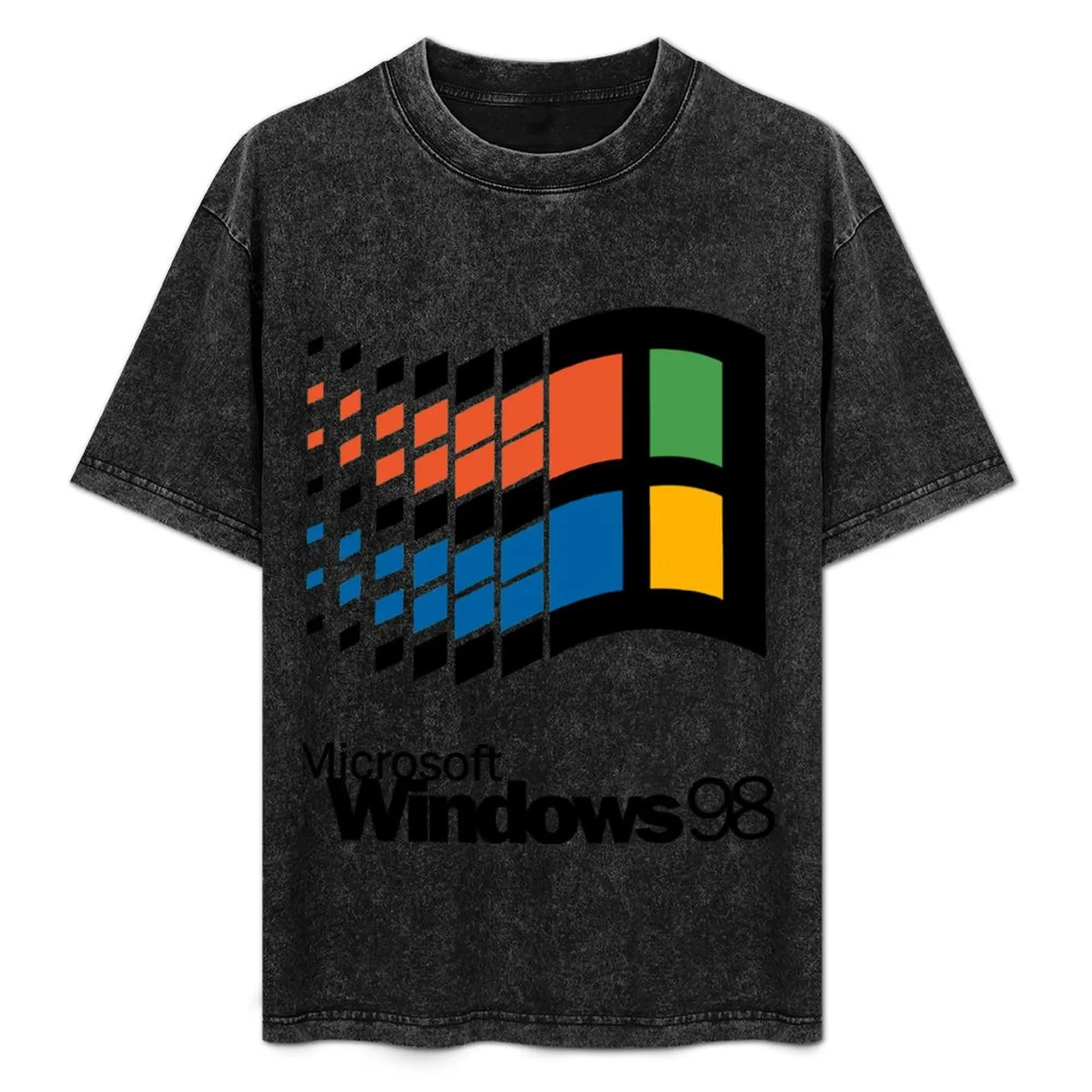 

M-icrosoft Windows 98 Logo 11 T-Shirt Daily Wear Print T-Shirt