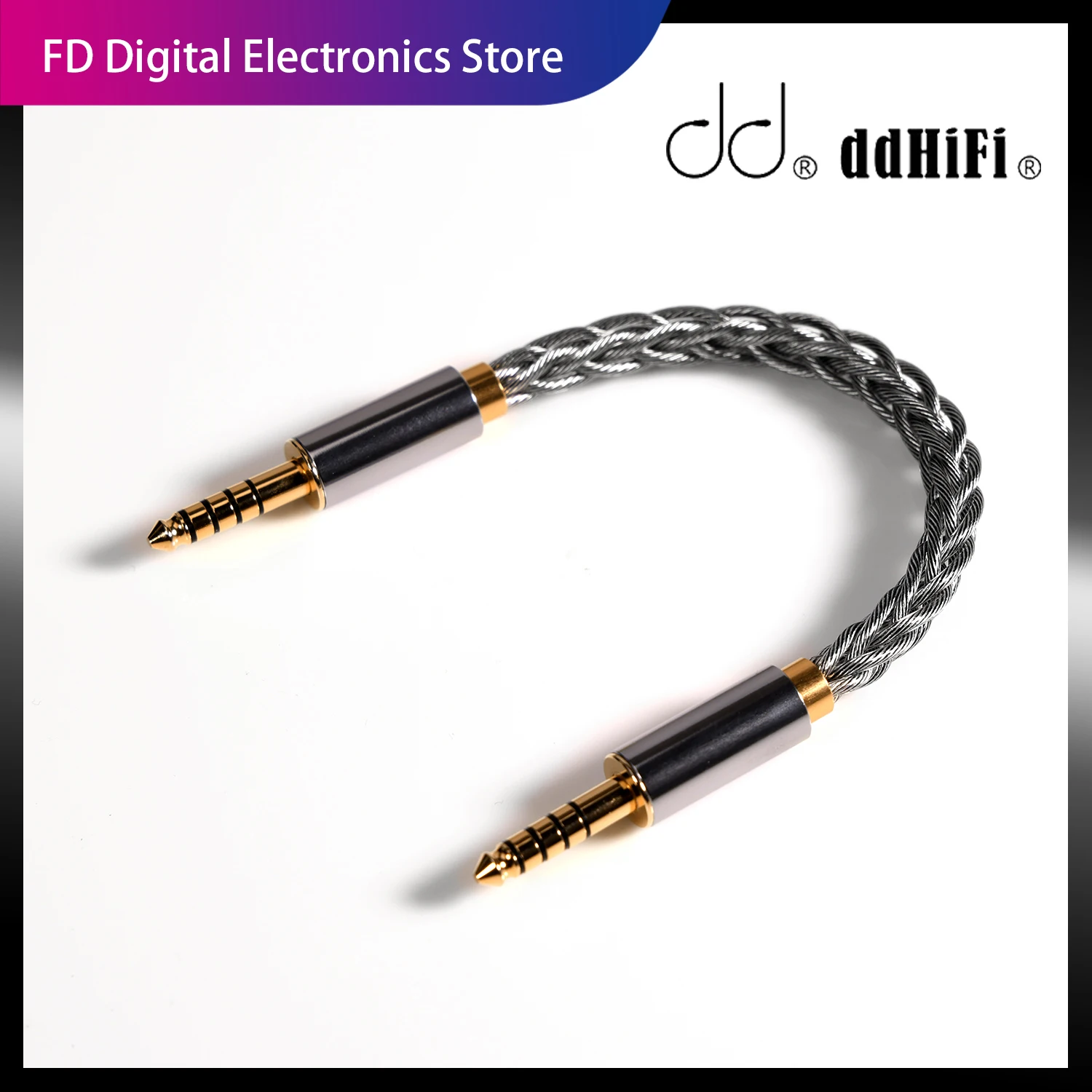 

DD ddHiFi Nyx Series BC35B (3.5mm Stereo Audio Cable) / BC44B (4.4mm Balanced Audio Cable) Male to Male Aux Cable