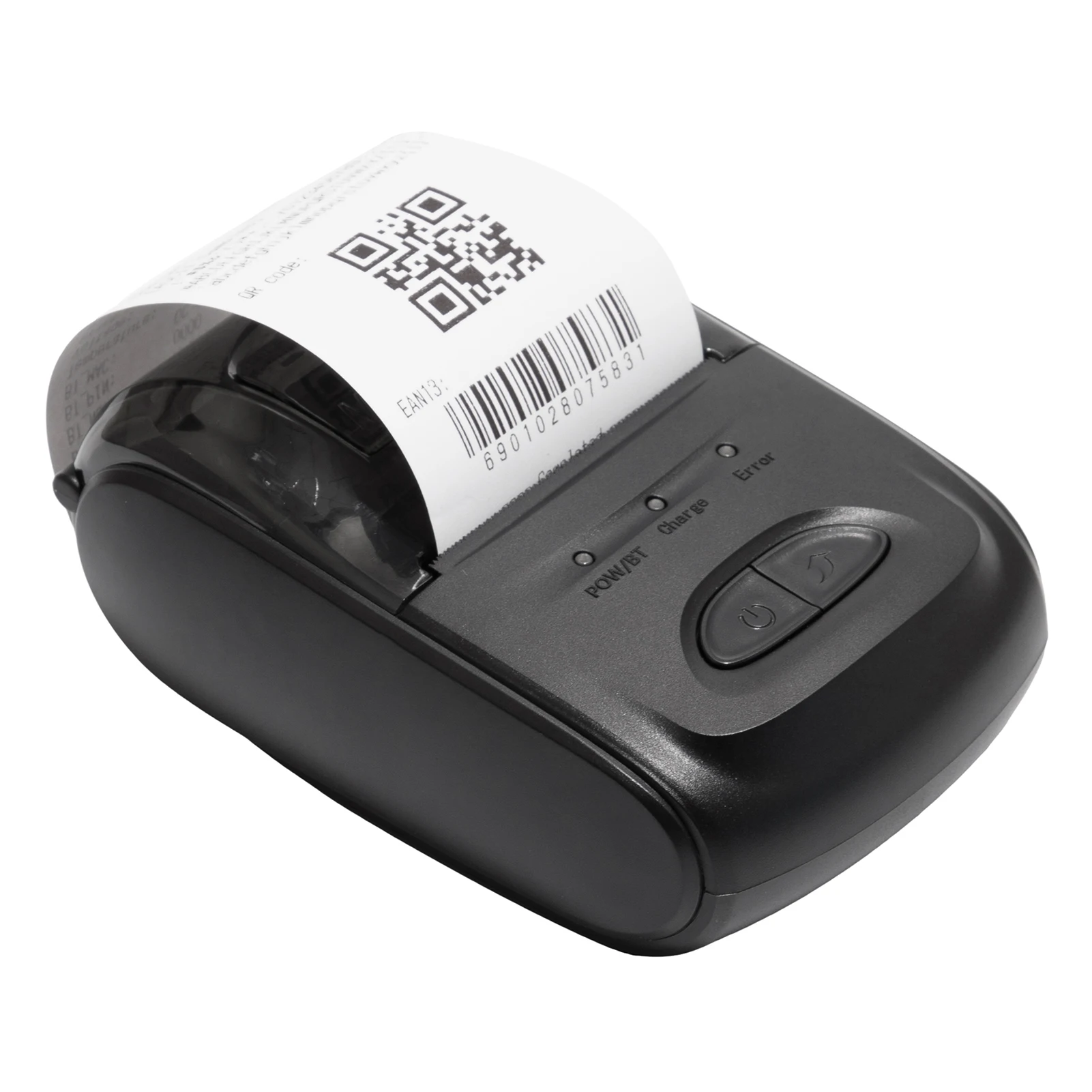 Receipt Printer Portable 58mm Mobile Thermal Printer Wireless BT Mini Bill Ticket Printing Compatible with Android iOS Windows