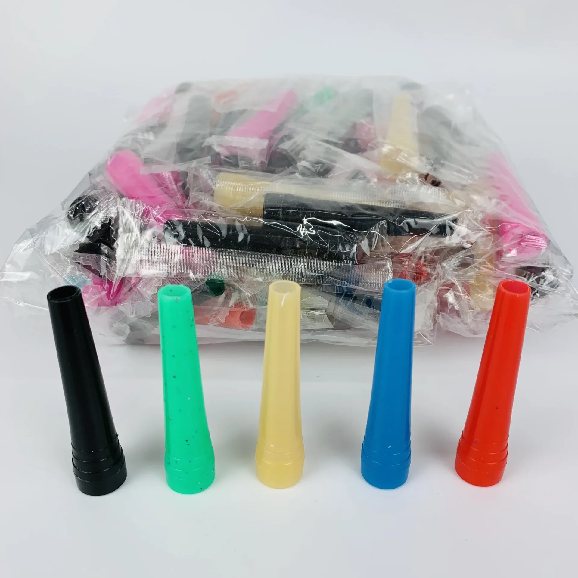 100pcs Colorful Mouth Tips Accessories Disposable Mouthpieces For Shisha Hookah Water Pipe Sheesha Chicha Narguile Hose pipe