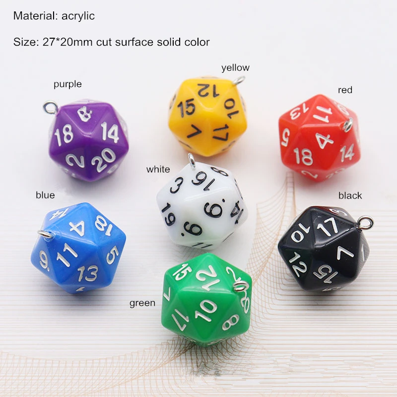 

10Pcs Colorful Geometry Dice Resin Charm Cabochon Women Fashion Drop Earrings Pendants DIY Keychains Crafts Supplies Accessories