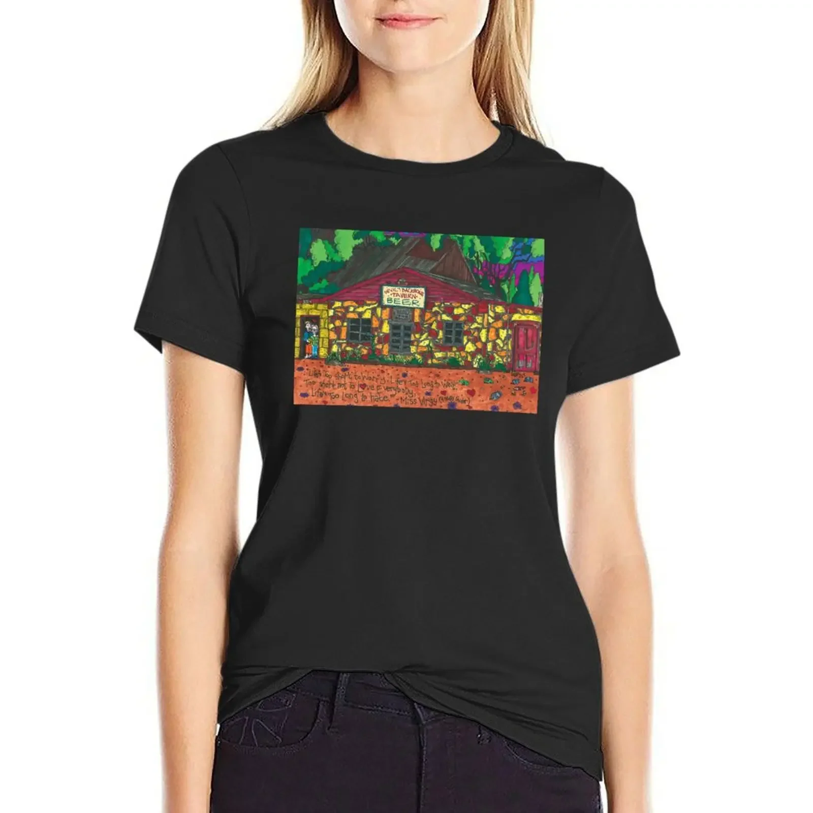 

Devil's Backbone Tavern Tribute T-Shirt customizeds customs design your own Short sleeve tee plus sizes tops Women