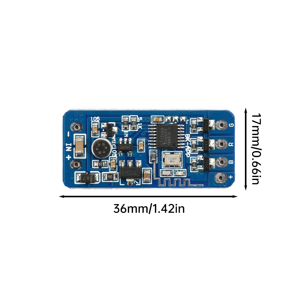 DC5V 12V 24V RGB Colorful Flashing Module LED Light Strip Controller Color Changing Atmosphere Light  Color Lamp Module