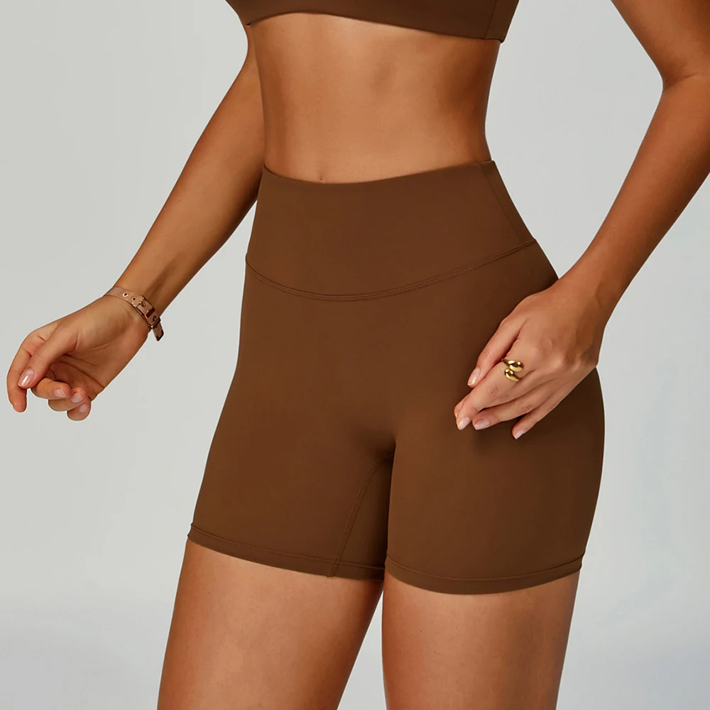 

Women's Sports Leggings Yoga Shorts with High Waist Hip Lift Fitness Running Cycling Yoga Shorts Quick Drying Women's Yoga Short