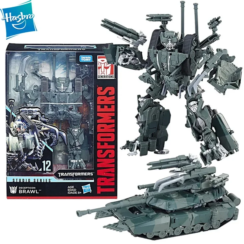 Auf Lager Hasbro Transformers SS12 Brawl Studio Serie Voyager Klasse KO Edition Anime Action Figure Original Modell Spielzeug Kinder Geschenk