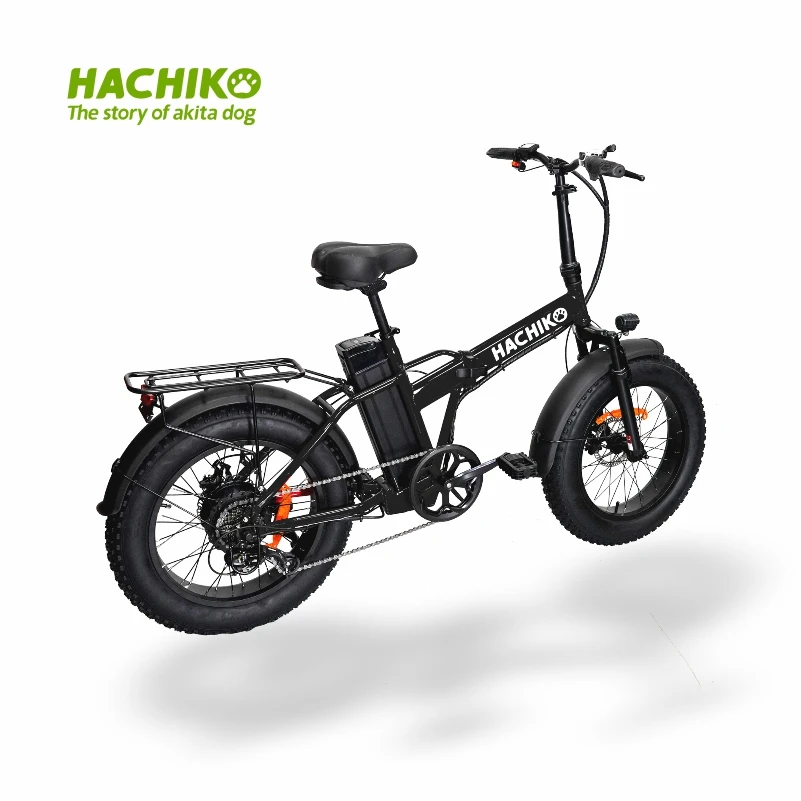 Hachiko hottest cheap electric mountain trekking bike adult 500W high power 20 inch fat tire electric folding bike