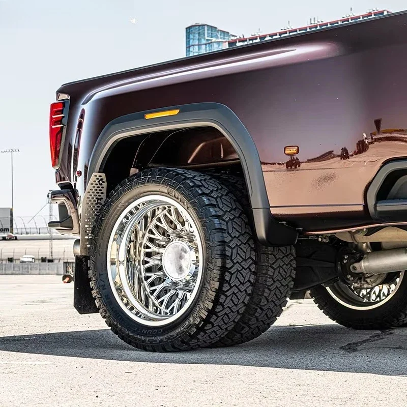 Custom Luxury Forged Alloy Dually Rim for Ford RAM Truck 8x180 8x200 8x165.18*5.5 8.6.5  22 24 26 28 30 Inch Polish Wheel Rim