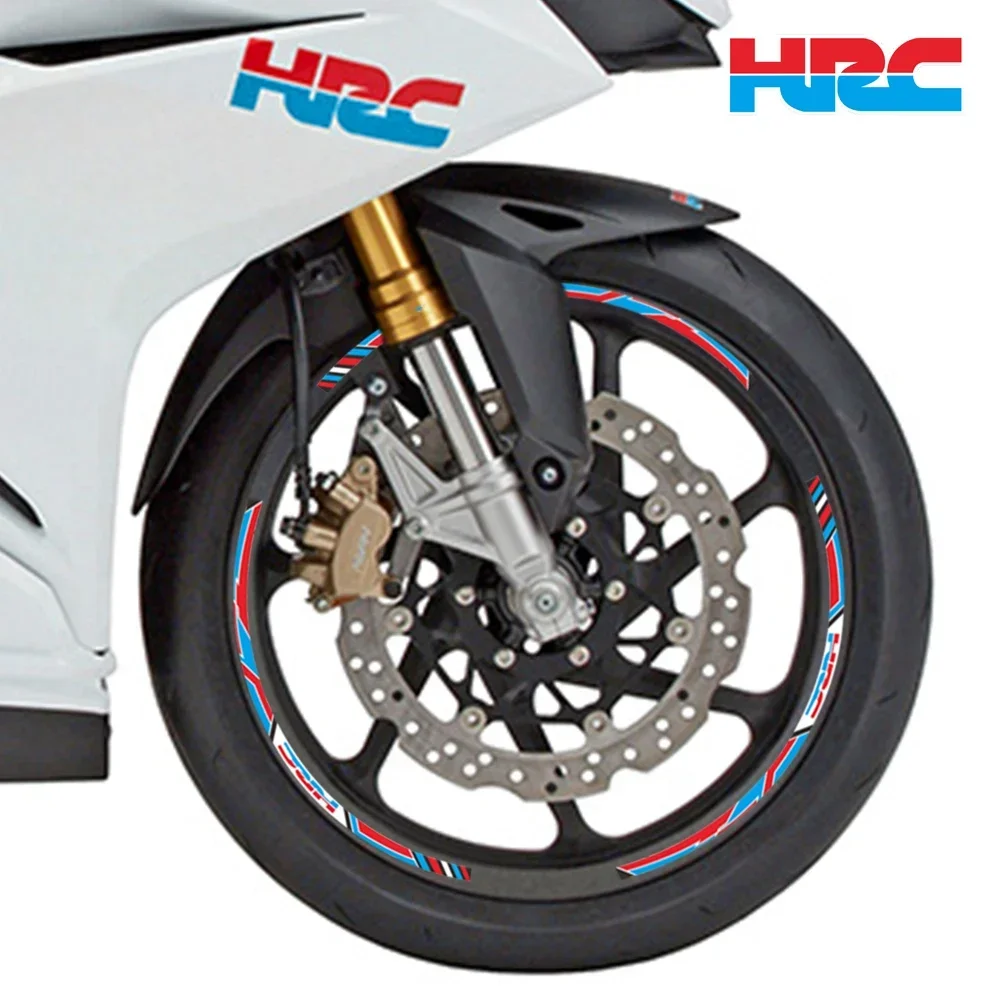 For Honda HRC REPSOL CBR600RR CBR1000RR CBR 600RR 1000RR 17inch Wheel Rim Sticker Motorcycle Accessories Reflective Decal Stripe