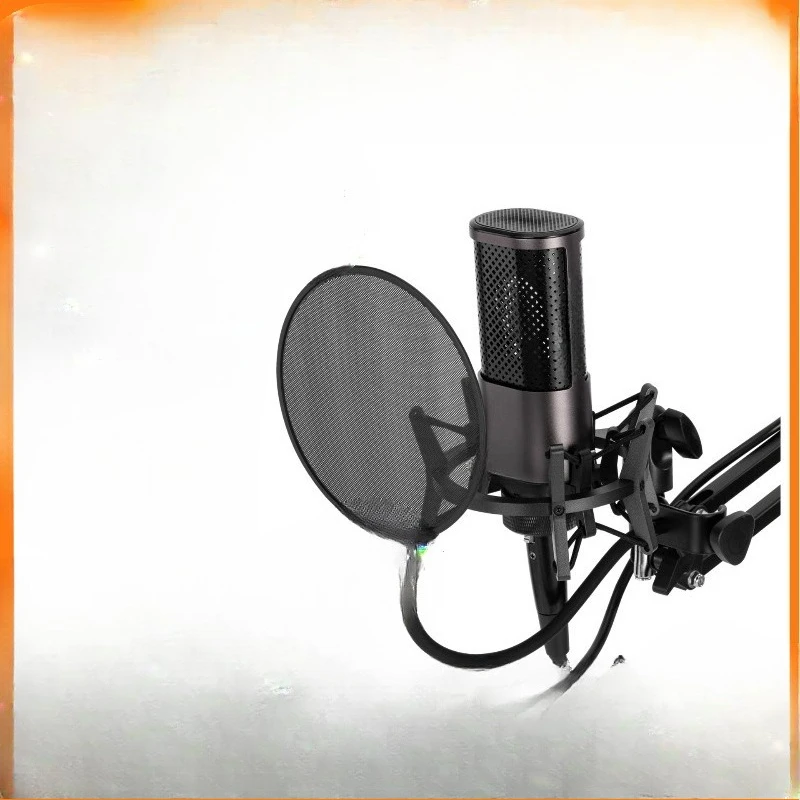 

Professional recording k song dedicated live streaming host 48V phantom power capacitor computer microphone