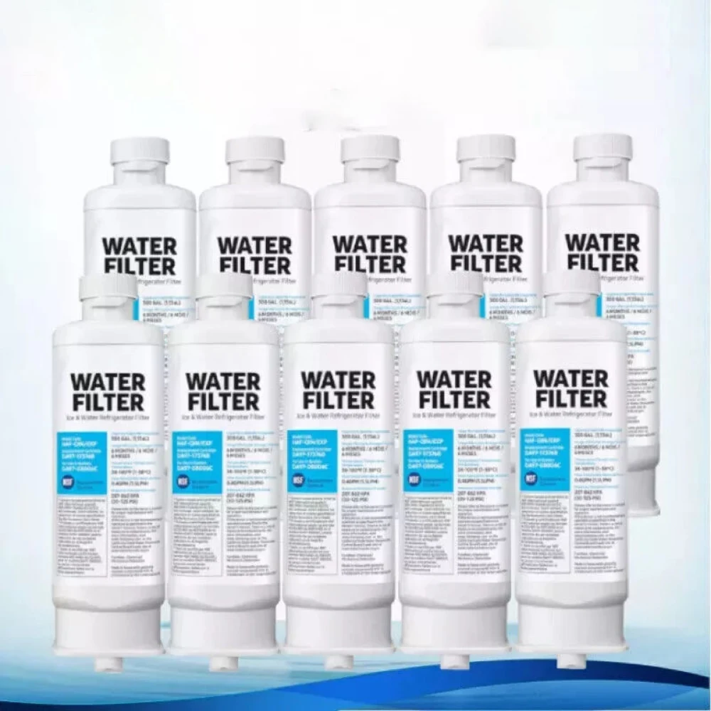 Filtros de refrigerador de repuesto Premium para Samsung HAF-QIN/EXP DA97-17376B Compatible con SRF630BFH2 SRF644CDLS SRF645CDBLS WD-F45