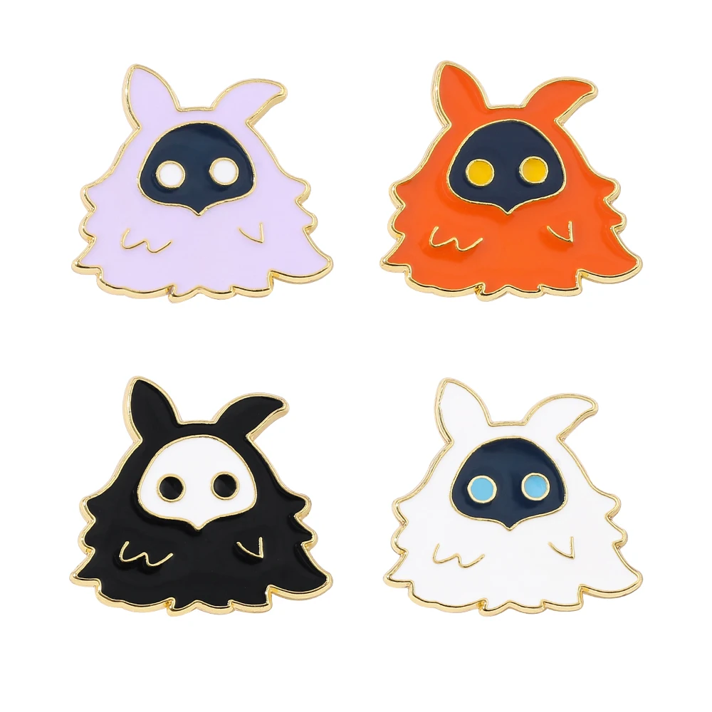 

4 шт., эмалированная брошь в виде мультяшного эльфа