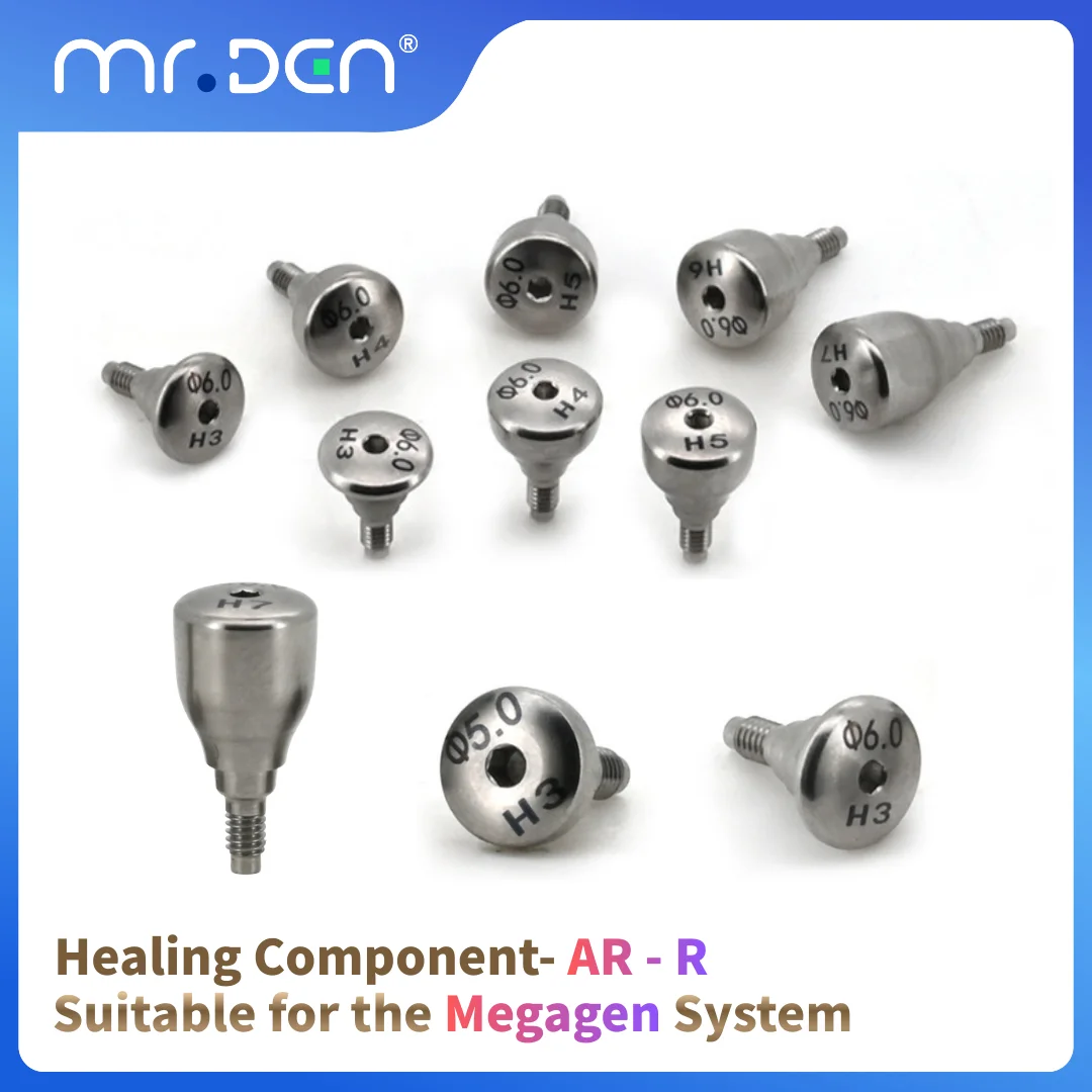 

10Pcs High Precision Healing Screw Third-Party Accessory With Original Factory Data Suitable For MeGaGen Dental Implant System
