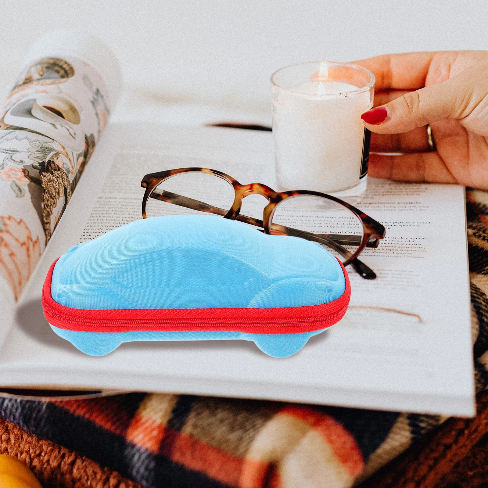 

Car Shaped Glasses Case For Portable Eyeglasses Holder With Zipper Eva Protective Storage Box For Sunglasses