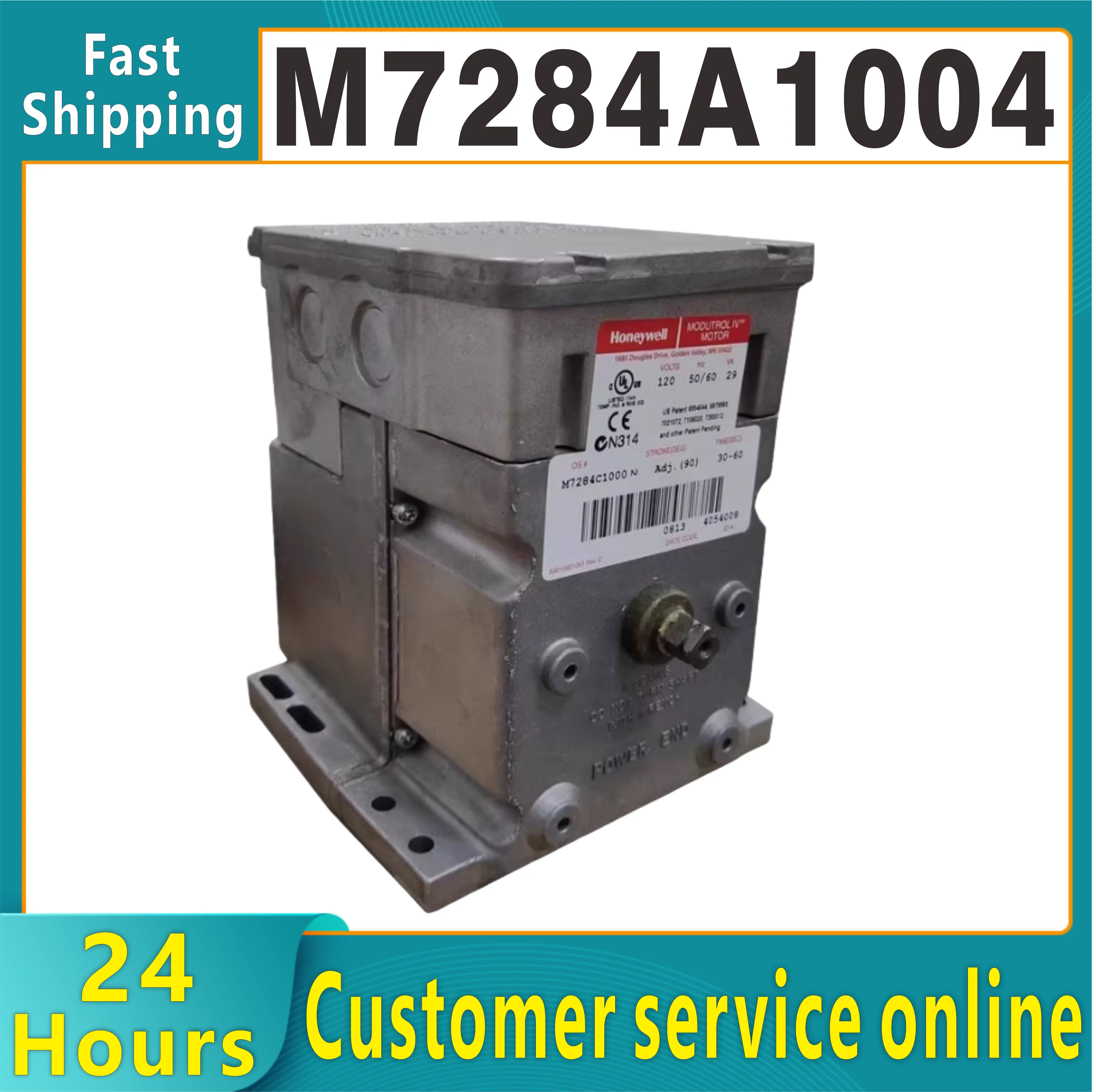 

M7284C1000 220 В или 120 В новый оригинальный привод воздушной двери, двигатель горелки Modutrol IV