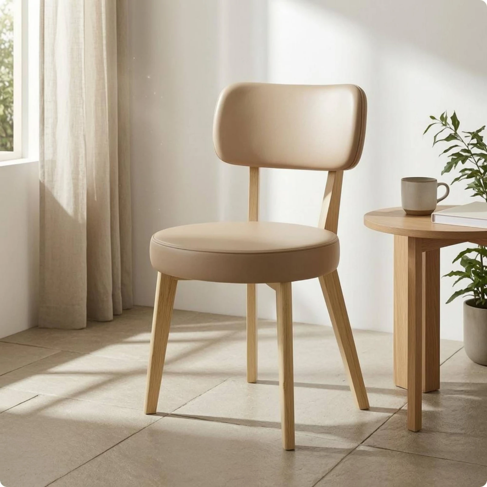 Gewatteerde eetkamerstoel Rond - Leather Desk Pad recensie en prijs