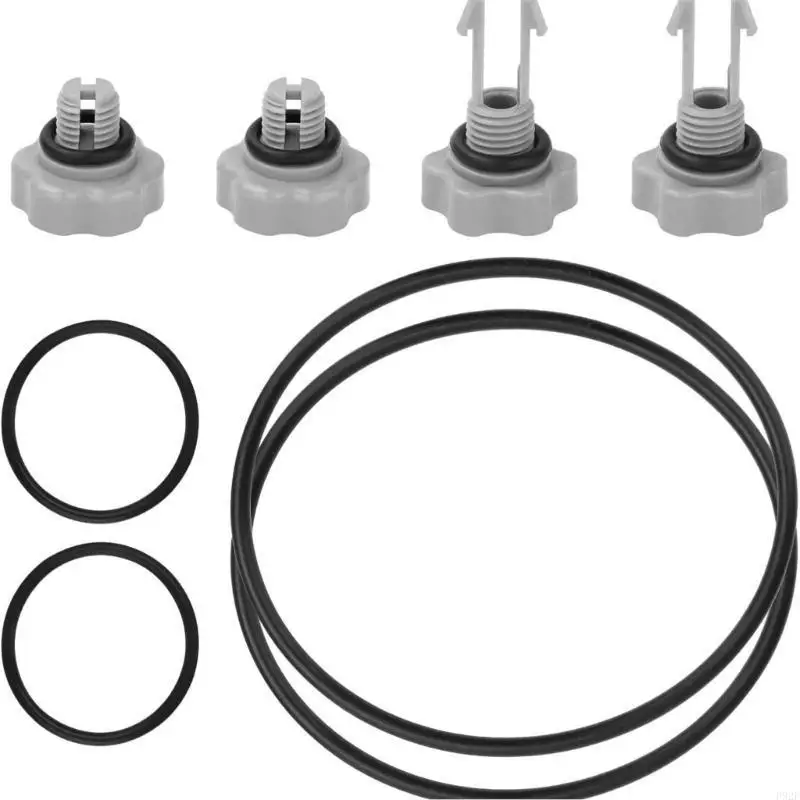 F92F Pup Repair Repair Pile Remplacement Filtre Pompe JOINTS VALVES PVC Texture Pièce secours Convient pour les