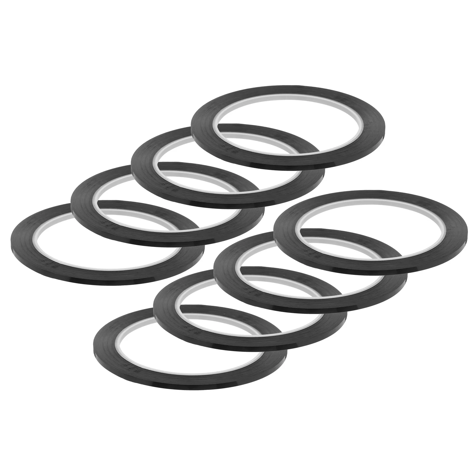 

8pcs Black Pet Self Adhesive Tape For Whiteboard Grid Lines Marking Drawing Layouts Crafting Art Projects Dry Erase Board Chart