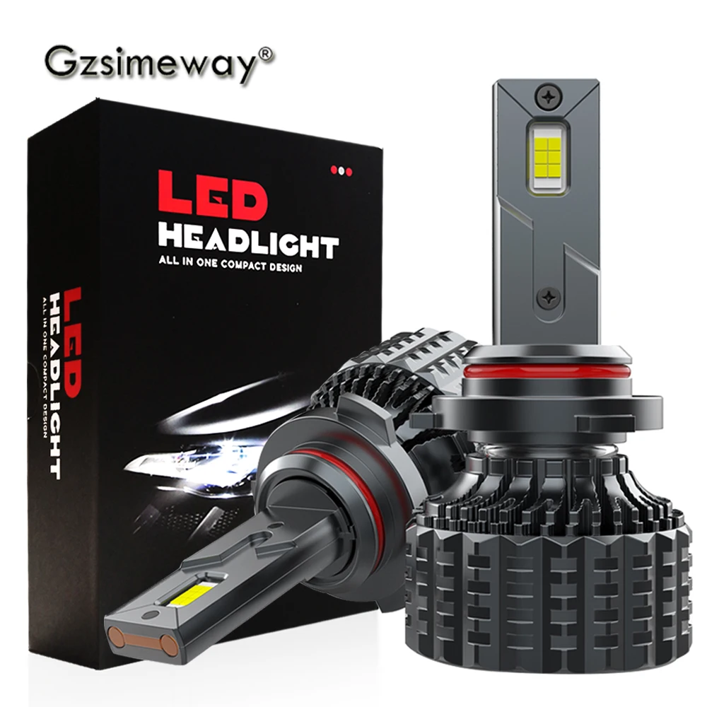 2PCS H7 LED Light H4 H1 HB3 HB4 9012 Canbus Led Car Headlight 130W 30000LM 3000K 4300K 6000K Bulbs H11 H3 9006 Auto Fog Lamp 12V