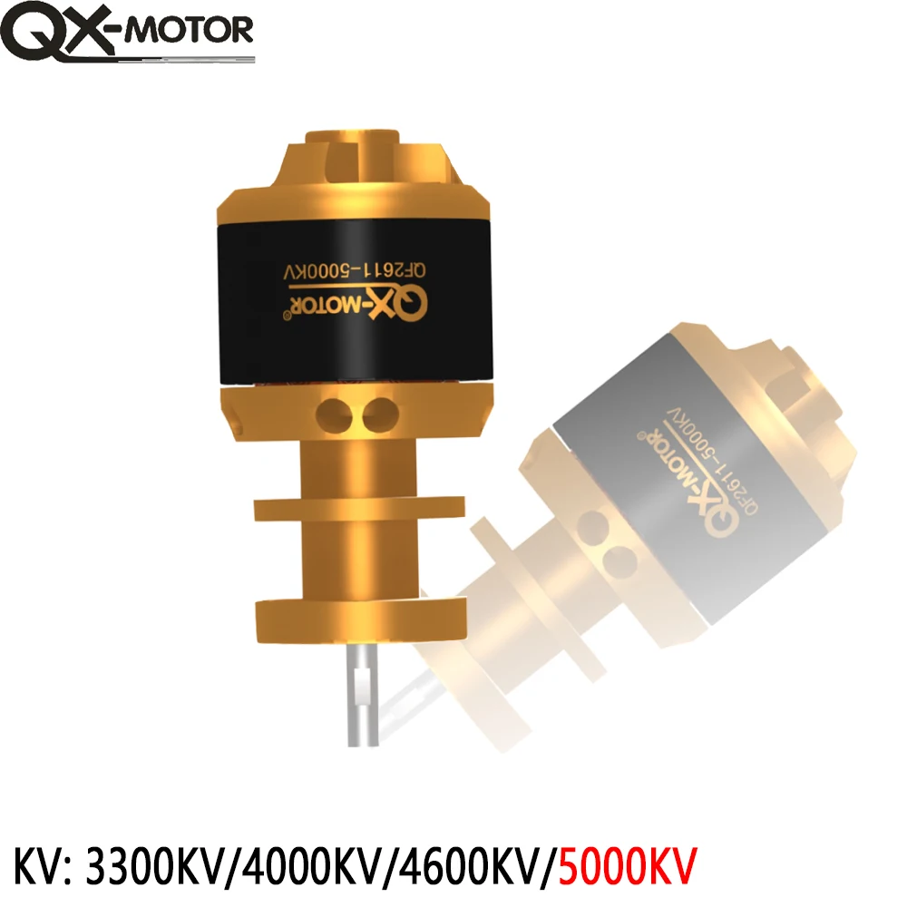 QX-MOTOR QF2611 3300KV 4000KV 4600KV 5000KV silnik bezszczotkowy do 50mm 64mm EDF części do zdalnie sterowanych zabawek