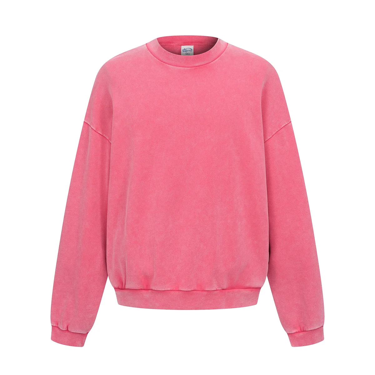 

Autumn and Winter Terry Y2K 100% Cotton Turtleneck Wax Printed Washed Sweatshirts Pocket Men Vintage Oversized Pullover Tops