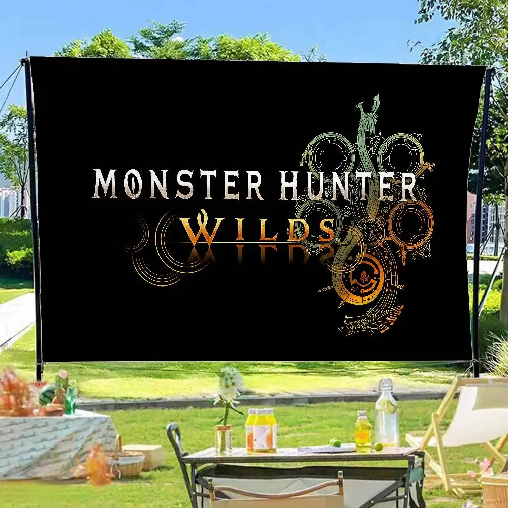 Monster Hunter Fashion Banner INS Style Outdoor Party Decoration Atmosphere Flag