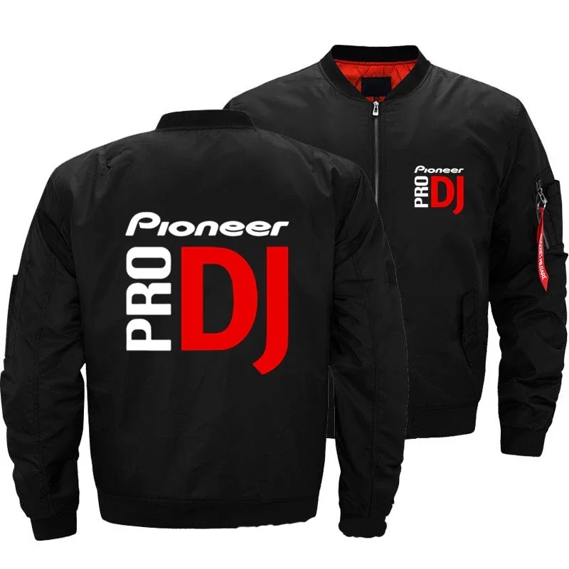 

Pioneer Pro DJ Graphic Mens Pilot Coat Bomber Jackets Men Clothing Coats Plus Size Streetwear Motorcycle Thick Outdoor Jacket